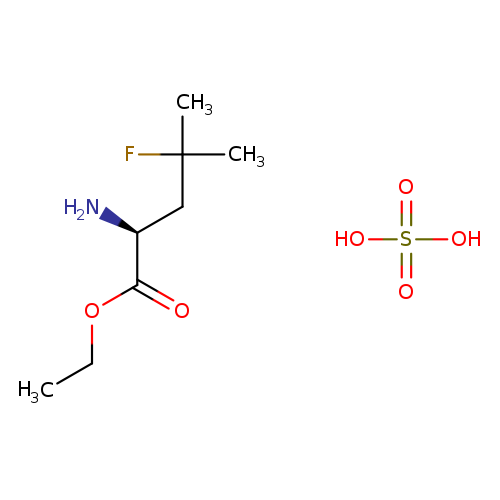 OS(=O)(=O)O.CCOC(=O)[C@H](CC(F)(C)C)N