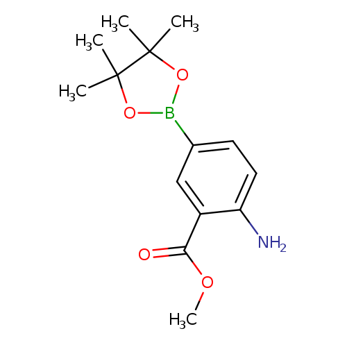 COC(=O)c1cc(ccc1N)B1OC(C(O1)(C)C)(C)C