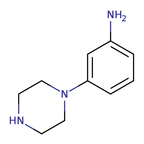 Nc1cccc(c1)N1CCNCC1