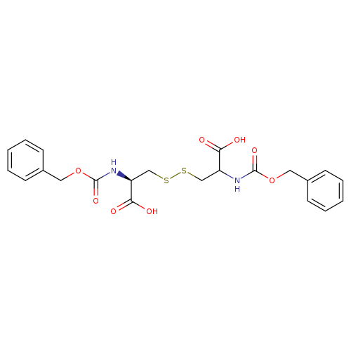 OC(=O)C(NC(=O)OCc1ccccc1)CSSC[C@@H](C(=O)O)NC(=O)OCc1ccccc1