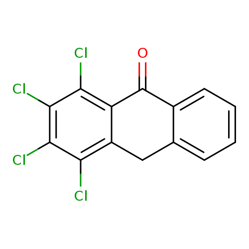 O=C1c2ccccc2Cc2c1c(Cl)c(c(c2Cl)Cl)Cl