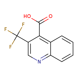 OC(=O)c1c2ccccc2ncc1C(F)(F)F