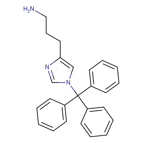 NCCCc1ncn(c1)C(c1ccccc1)(c1ccccc1)c1ccccc1