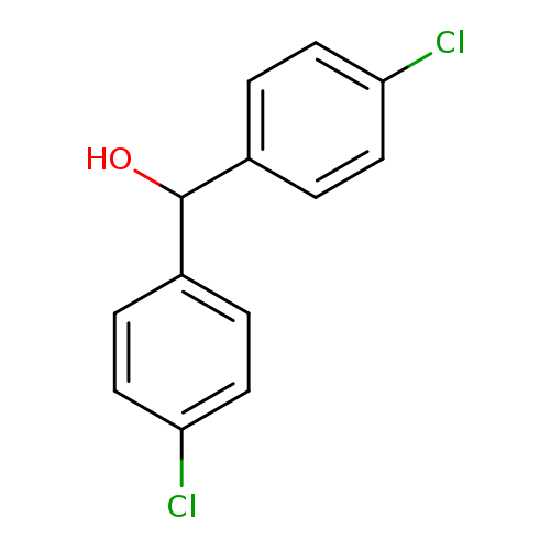 OC(c1ccc(cc1)Cl)c1ccc(cc1)Cl