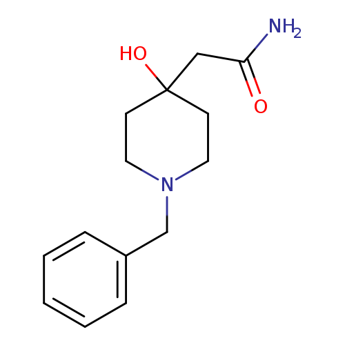 NC(=O)CC1(O)CCN(CC1)Cc1ccccc1