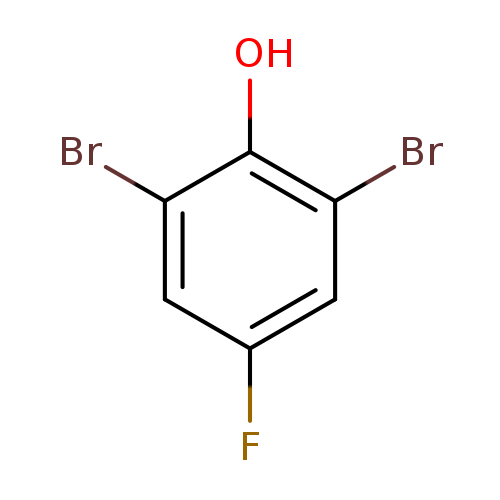 Fc1cc(Br)c(c(c1)Br)O