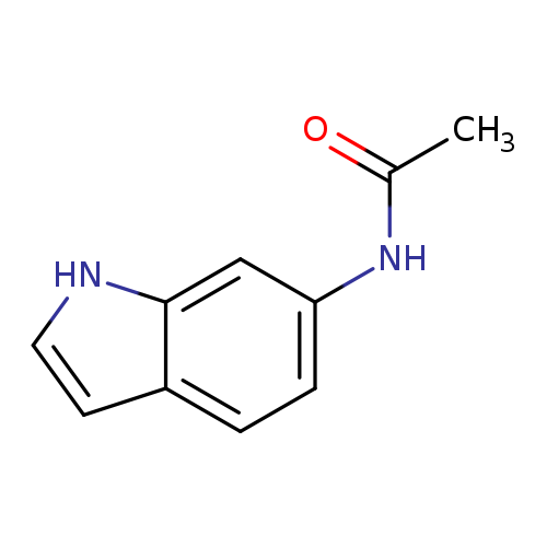 CC(=O)Nc1ccc2c(c1)[nH]cc2