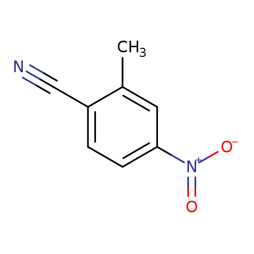 N#Cc1ccc(cc1C)[N+](=O)[O-]