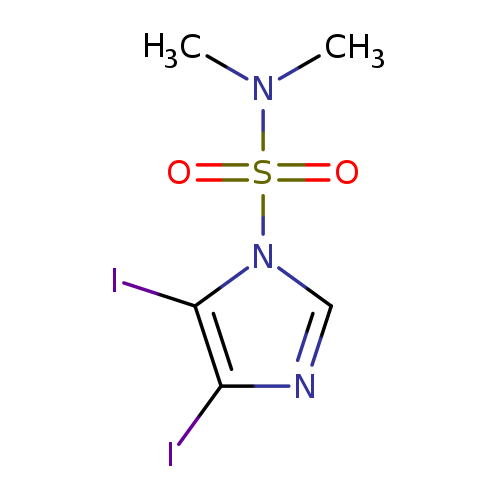 CN(S(=O)(=O)n1cnc(c1I)I)C