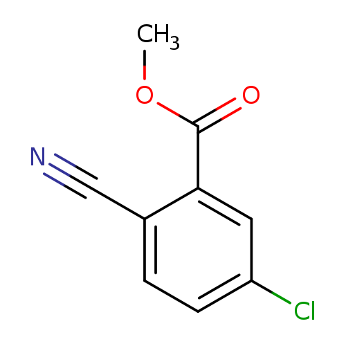 COC(=O)c1cc(Cl)ccc1C#N