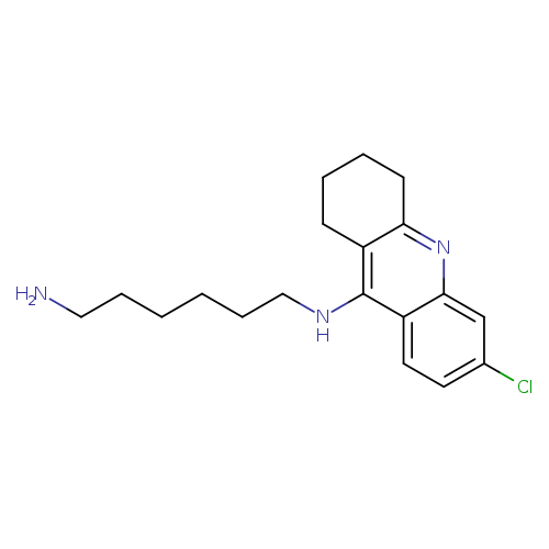 NCCCCCCNc1c2CCCCc2nc2c1ccc(c2)Cl