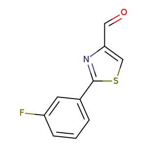 O=Cc1csc(n1)c1cccc(c1)F