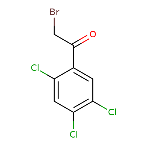BrCC(=O)c1cc(Cl)c(cc1Cl)Cl
