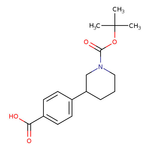 O=C(N1CCCC(C1)c1ccc(cc1)C(=O)O)OC(C)(C)C