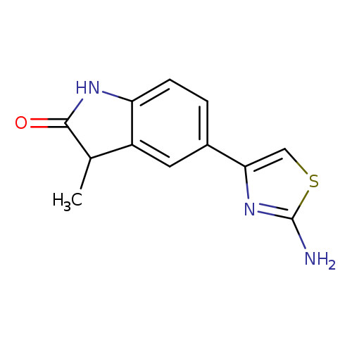 O=C1Nc2c(C1C)cc(cc2)c1csc(n1)N