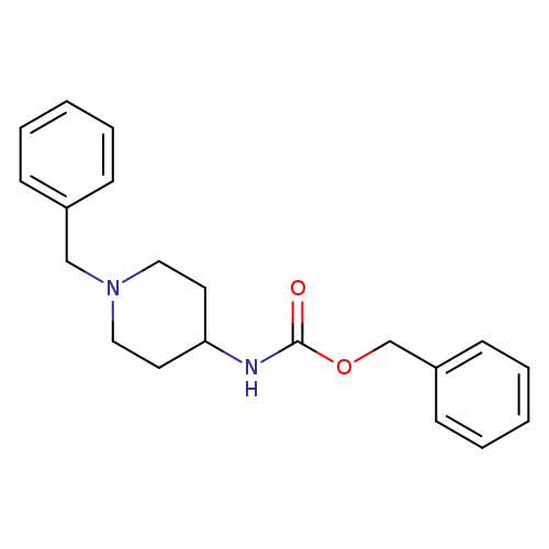 O=C(NC1CCN(CC1)Cc1ccccc1)OCc1ccccc1