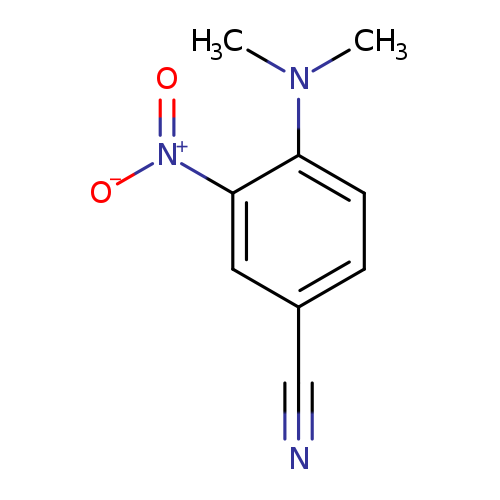 N#Cc1ccc(c(c1)[N+](=O)[O-])N(C)C
