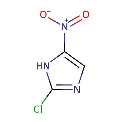 [O-][N+](=O)c1cnc([nH]1)Cl