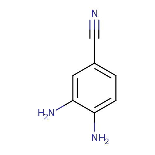 N#Cc1ccc(c(c1)N)N