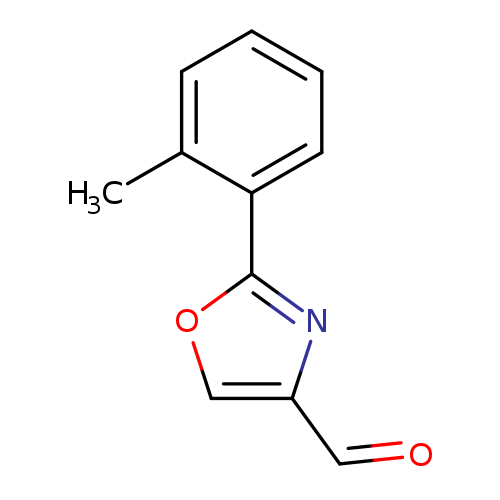 O=Cc1coc(n1)c1ccccc1C