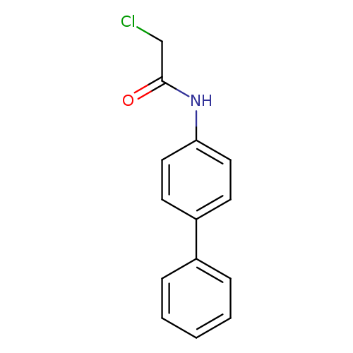 ClCC(=O)Nc1ccc(cc1)c1ccccc1