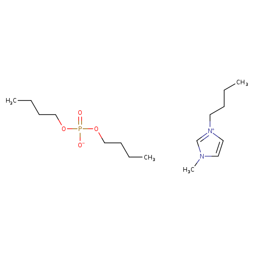 CCCC[n+]1ccn(c1)C.CCCCOP(=O)(OCCCC)[O-]