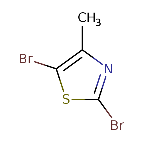 Brc1sc(c(n1)C)Br