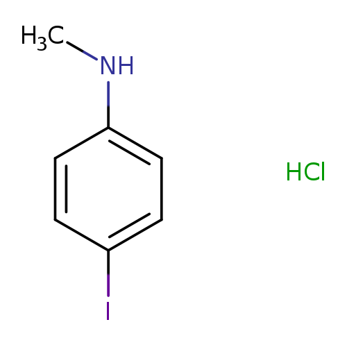 CNc1ccc(cc1)I.Cl