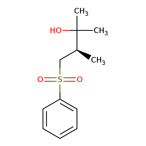 C[C@H](C(O)(C)C)CS(=O)(=O)c1ccccc1