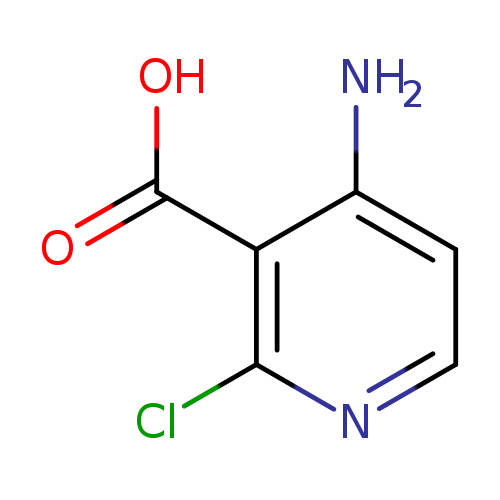 OC(=O)c1c(N)ccnc1Cl