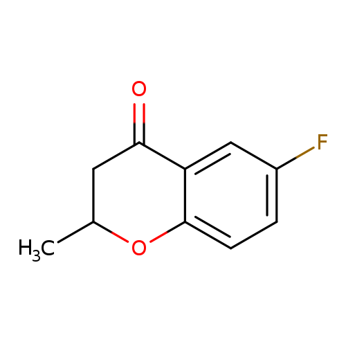 CC1CC(=O)c2c(O1)ccc(c2)F