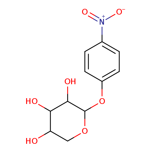 OC1C(OCC(C1O)O)Oc1ccc(cc1)[N+](=O)[O-]