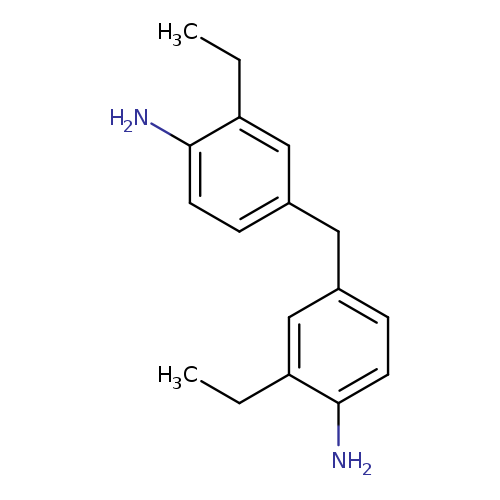 CCc1cc(ccc1N)Cc1ccc(c(c1)CC)N