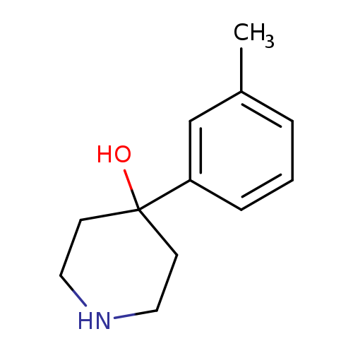 Cc1cccc(c1)C1(O)CCNCC1