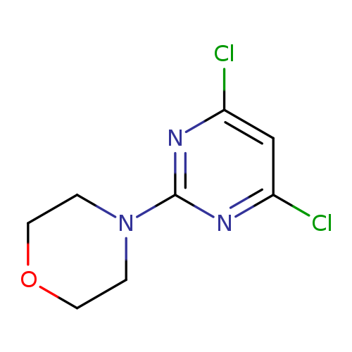 Clc1nc(nc(c1)Cl)N1CCOCC1