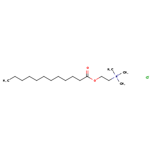 CCCCCCCCCCCC(=O)OCC[N+](C)(C)C.[Cl-]