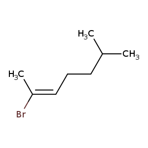 CC(CC/C=C(/Br)\C)C