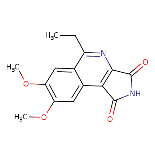 CCc1nc2C(=O)NC(=O)c2c2c1cc(OC)c(c2)OC