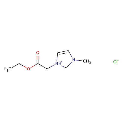 CCOC(=O)C[NH+]1C=CN(C1)C.[Cl-]