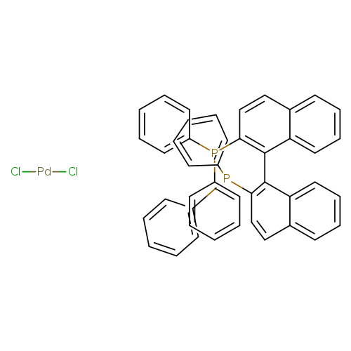c1ccc(cc1)P(c1ccc2c(c1c1c(ccc3c1cccc3)P(c1ccccc1)c1ccccc1)cccc2)c1ccccc1.Cl[Pd]Cl