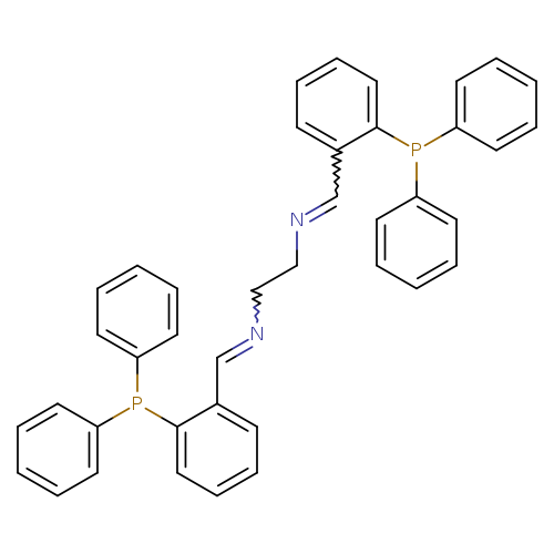 c1ccc(cc1)P(c1ccccc1C=NCCN=Cc1ccccc1P(c1ccccc1)c1ccccc1)c1ccccc1