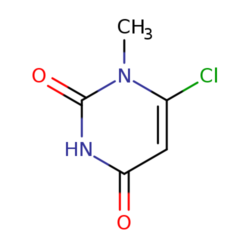 Cn1c(Cl)cc(=O)[nH]c1=O