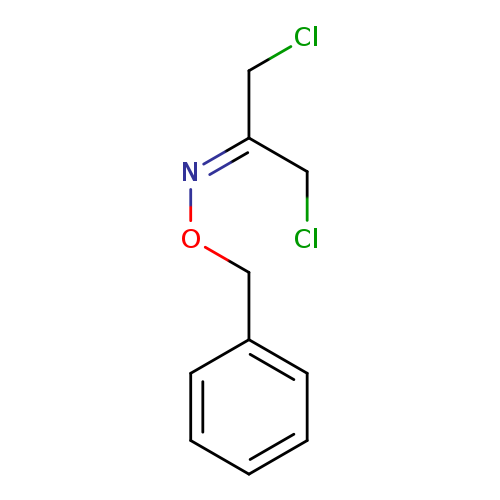 ClCC(=NOCc1ccccc1)CCl