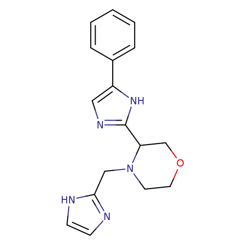 O1CCN(C(C1)c1ncc([nH]1)c1ccccc1)Cc1ncc[nH]1