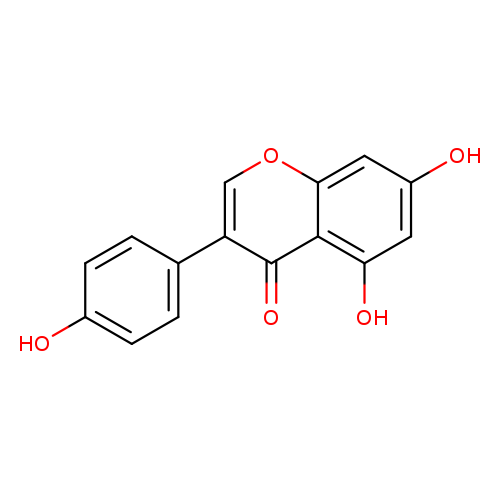 Oc1ccc(cc1)c1coc2c(c1=O)c(O)cc(c2)O