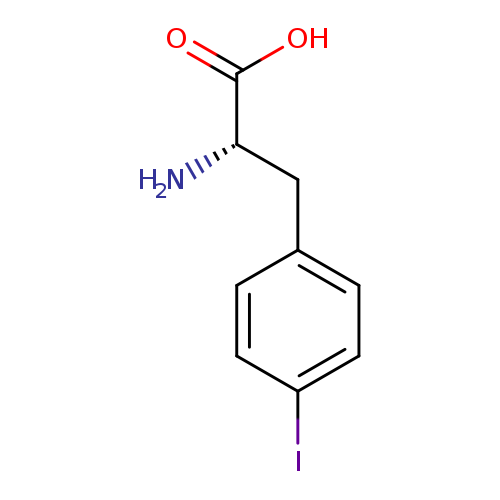 N[C@H](C(=O)O)Cc1ccc(cc1)I