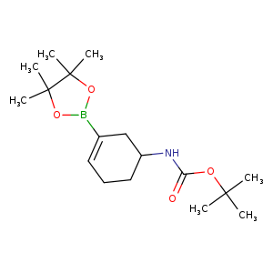 O=C(OC(C)(C)C)NC1CCC=C(C1)B1OC(C(O1)(C)C)(C)C