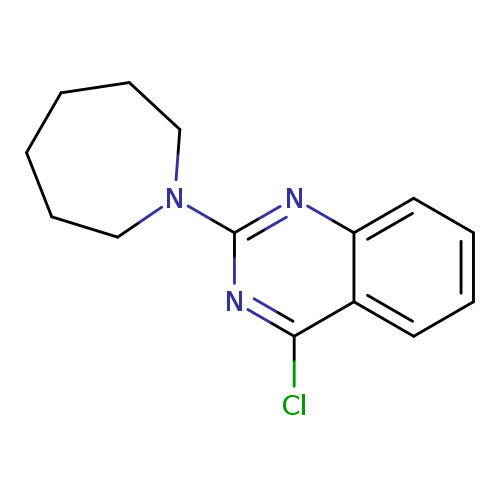 Clc1nc(nc2c1cccc2)N1CCCCCC1