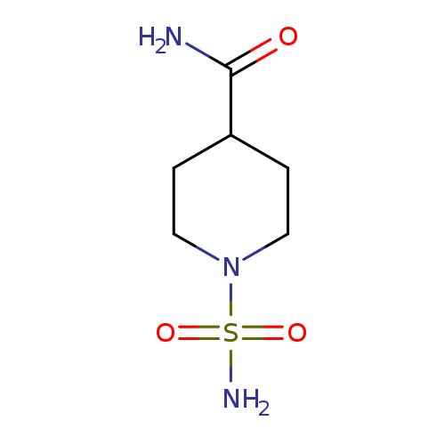 NC(=O)C1CCN(CC1)S(=O)(=O)N
