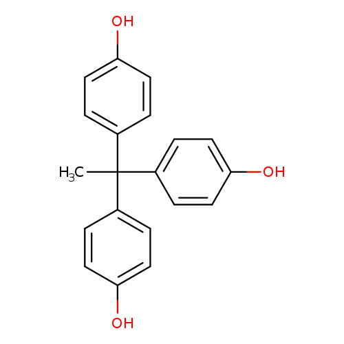 CC(c1ccc(cc1)O)(c1ccc(cc1)O)c1ccc(cc1)O